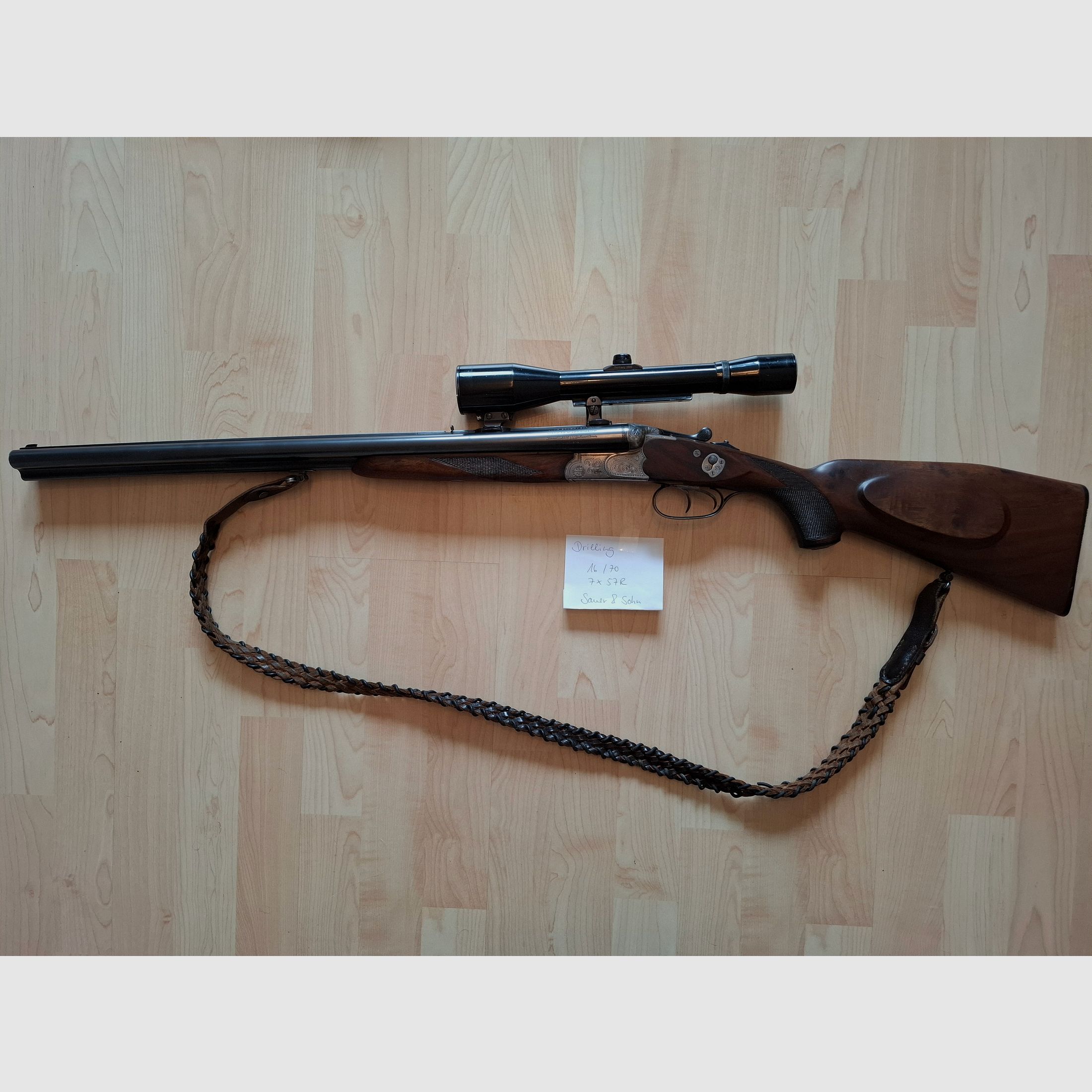 Sauer & Sohn Drilling 7x57R 16/70