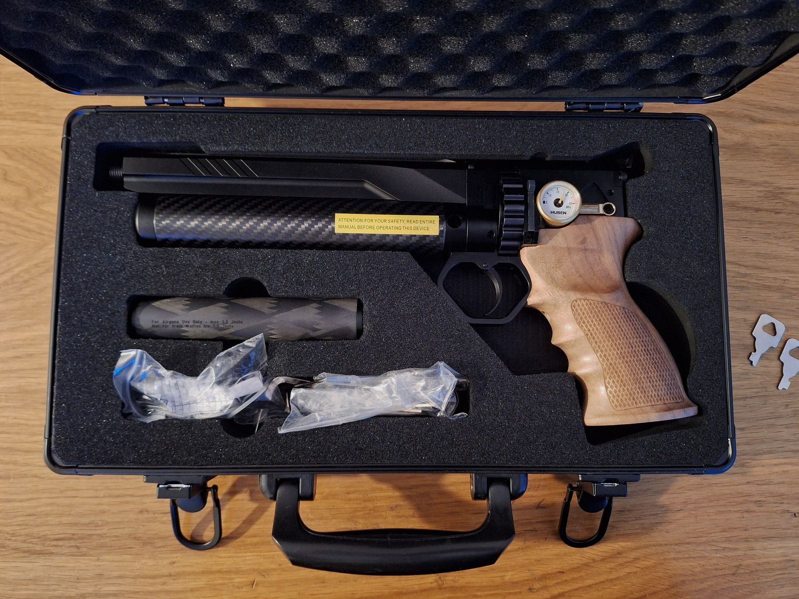 Huben GK1 V3 incl. silencer 7.5 Joules, very good condition,