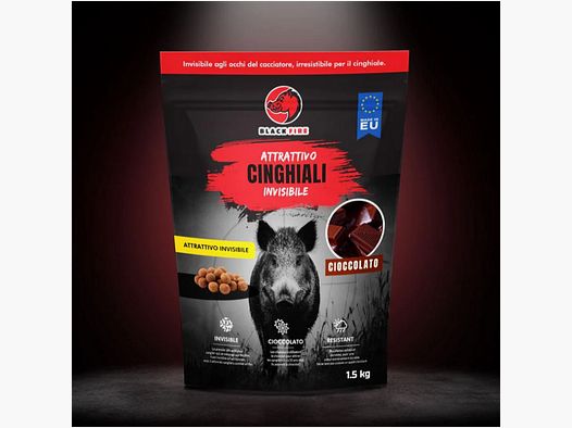 Aantrekkingsmiddel voor zwijnen Black Fire INVISIBLE - Chocolade