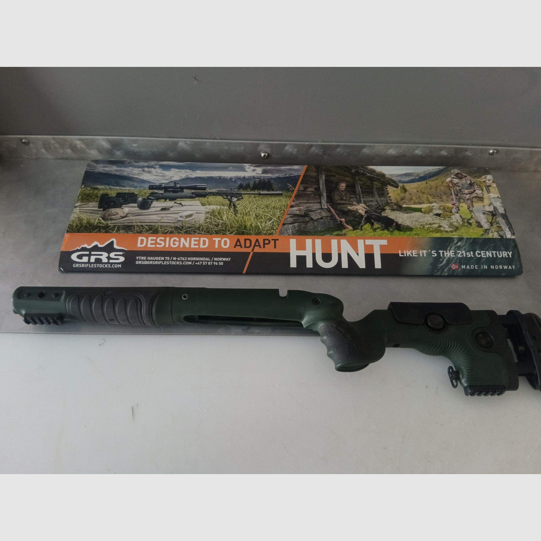 GRS Bifrost Calcio per Tikka T3/T3X LH Verde per mancini