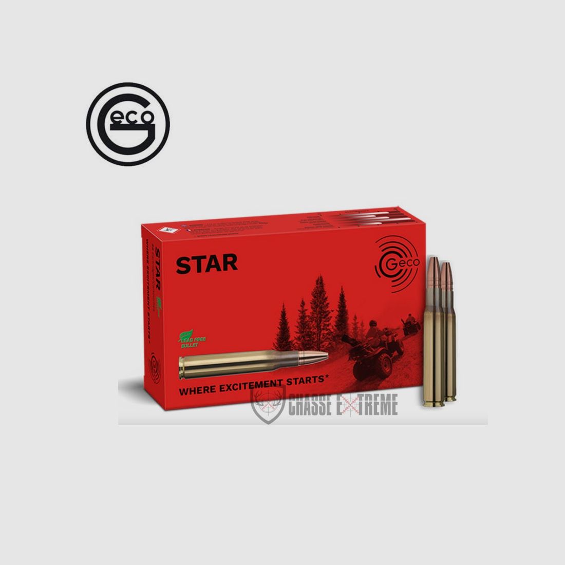 20 Patronen GECO Kal. 7x64 140Gr STAR