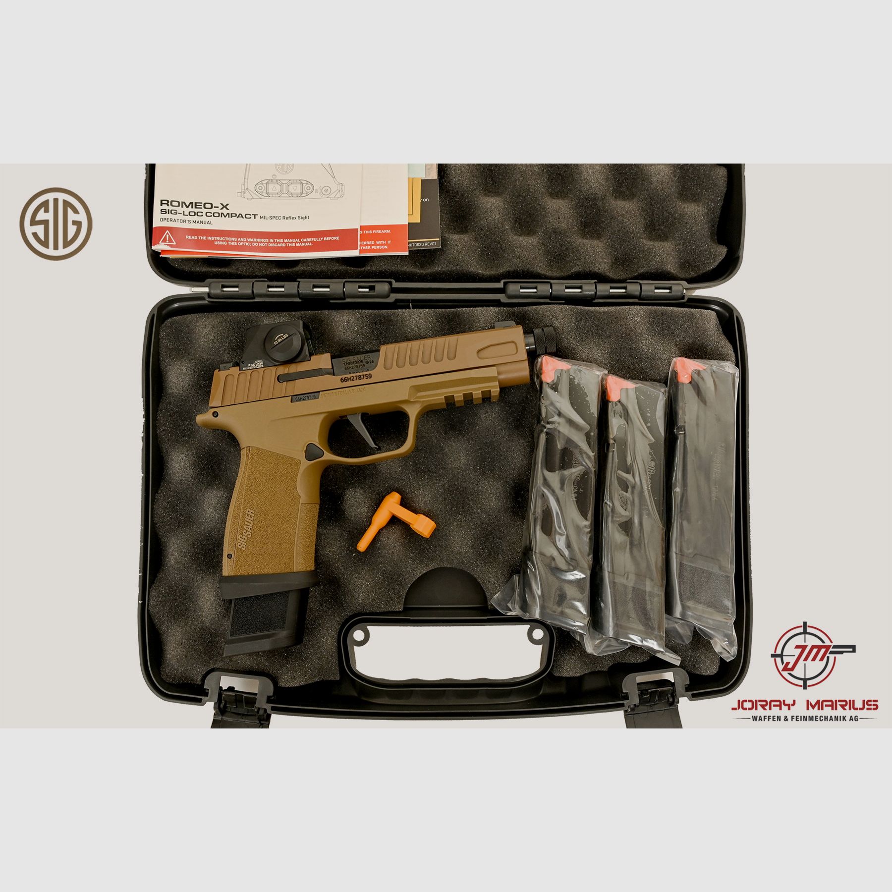 SIG Sauer P365-FUSE Tacops Coyote RXSL 9mm Para, image 2 of 3