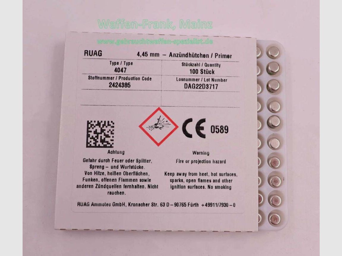 RWS (WZd.Fa.Rottweil) Small Pistol Magnum #4047