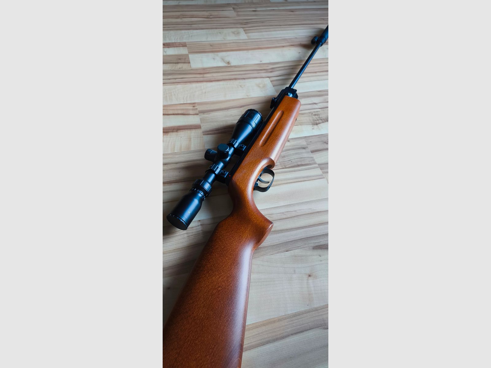 Weihrauch Gewehr HW35 incl. Schalldämpfer Kal. 4,5mm mit ZF 3-9x40