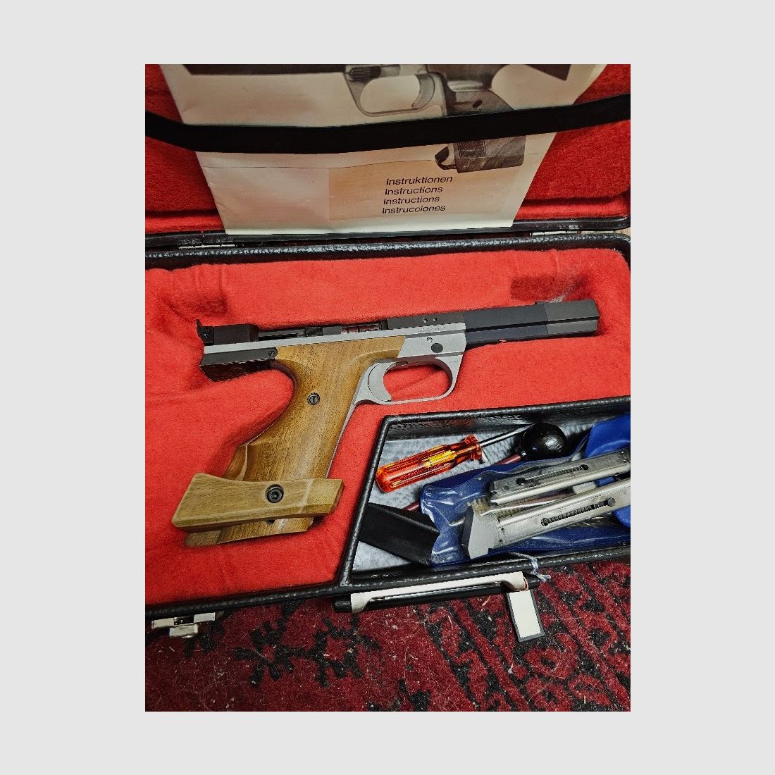 Hämmerli 230 caliber .22 l.r. – High-quality Swiss match pistol, top condition from estate

