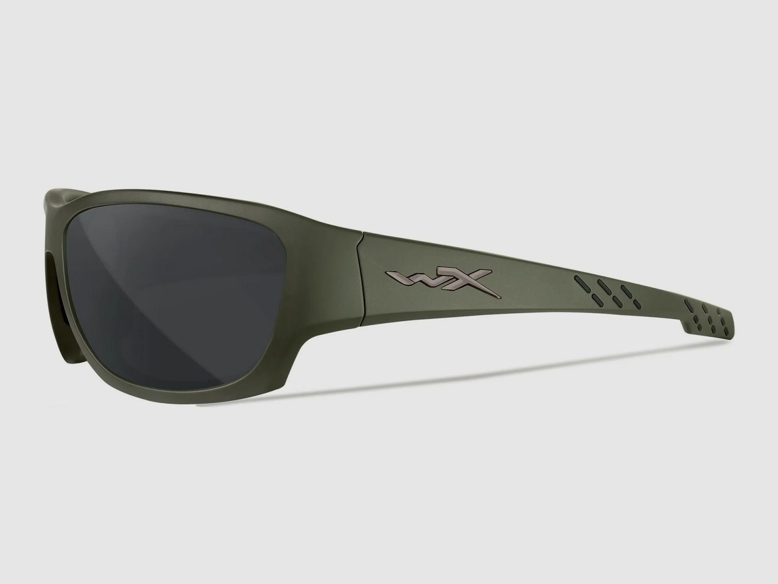 Lunettes WX CLIMB, verres : gris, couleur de la monture : vert armée mat