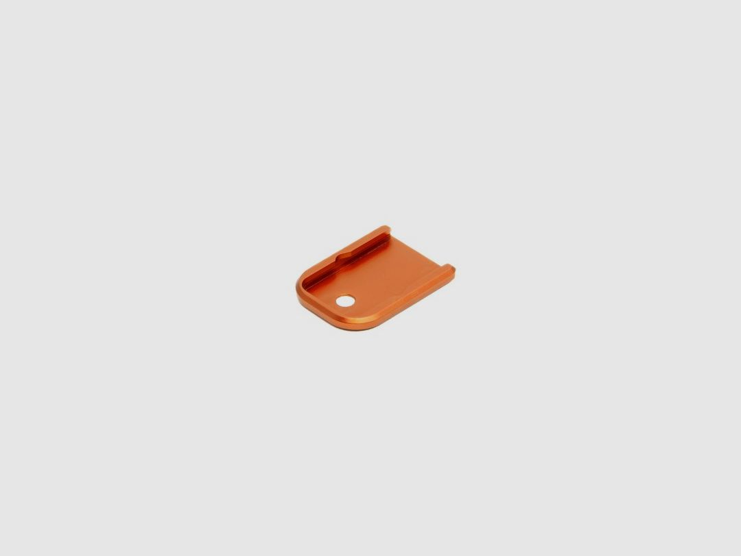 OP ACC - TALON DE CHARGEUR ALUMINIUM TONI SYSTEM POUR GLOCK - ORANGE