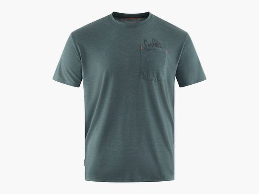 Grundéns Species Pocket Tee Deep Forest Heather Men L