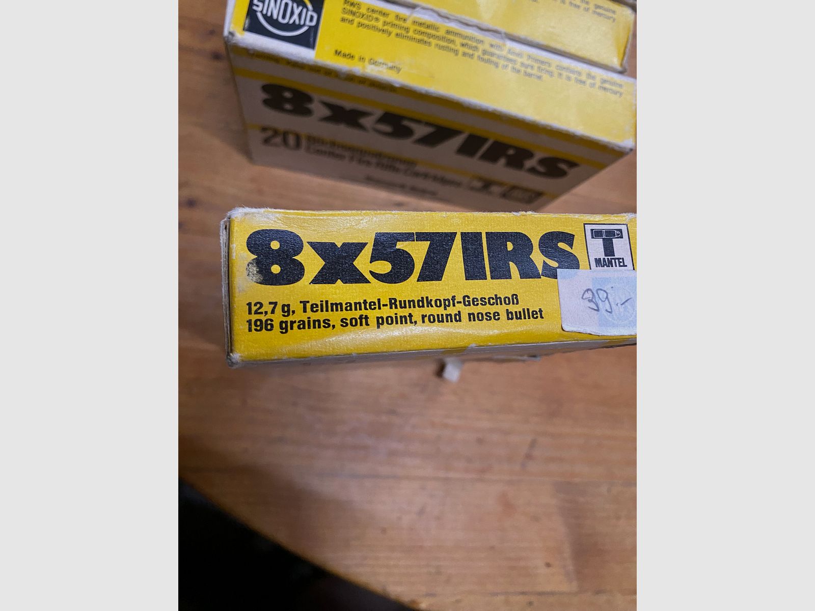 8x57 IRS JRS RWS rifle cartridge (80 cartridges)