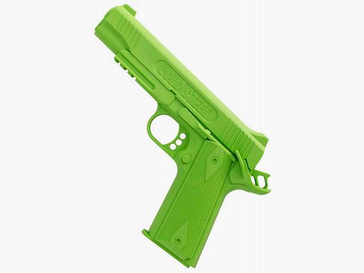 Cold Steel 1911 Gummi-Trainingspistole, gespannt und gesichert