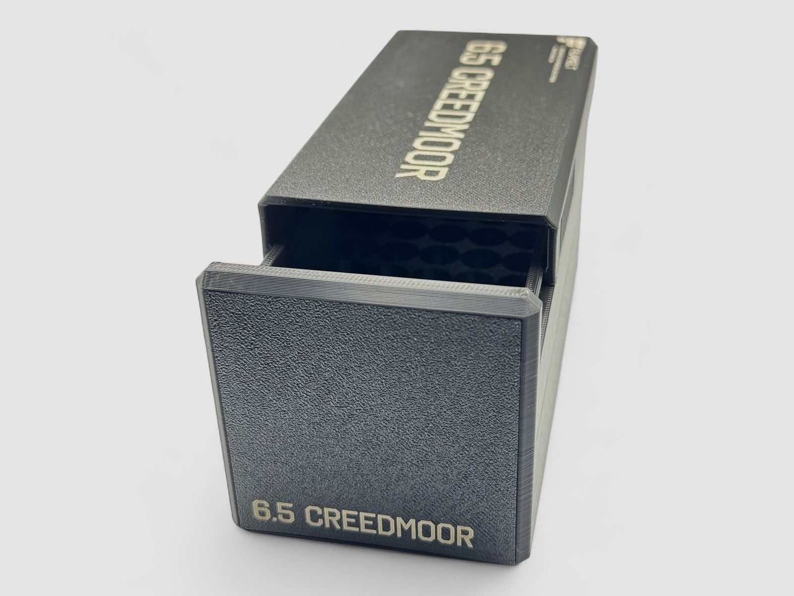 Filamelt Munitionsbox / Ammo Box 6.5 Creedmoor – Patronenbox für 50 Schuss, Made in Germany