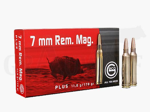 7 mm Remington Magnum 170 gr / 11 g Geco Plus Patronen 20 Stück