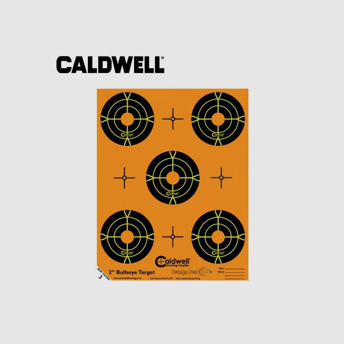 CALDWELL REAKTIVES ZIEL ORANGE PEEL 2" (VERP. 10 STK) 686-444