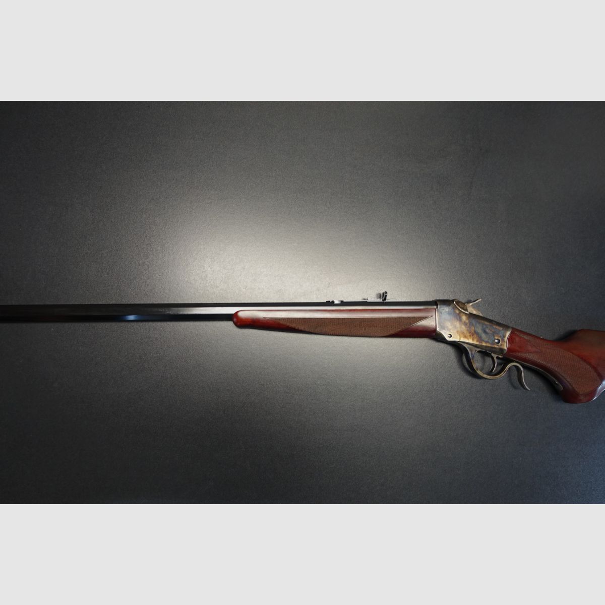 Uberti 1885 Low-Wall CHECK. PISTOL GRIP, Bild 5 von 5