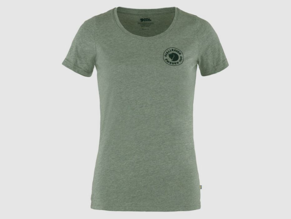 Fjällräven D-T-Shirt 1960 Logo W | patina green mel., Bild 1 von 4