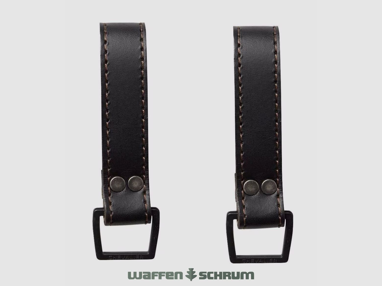 Chevalier Gürtel Zusatzschlaufen 2-er Leather Brown