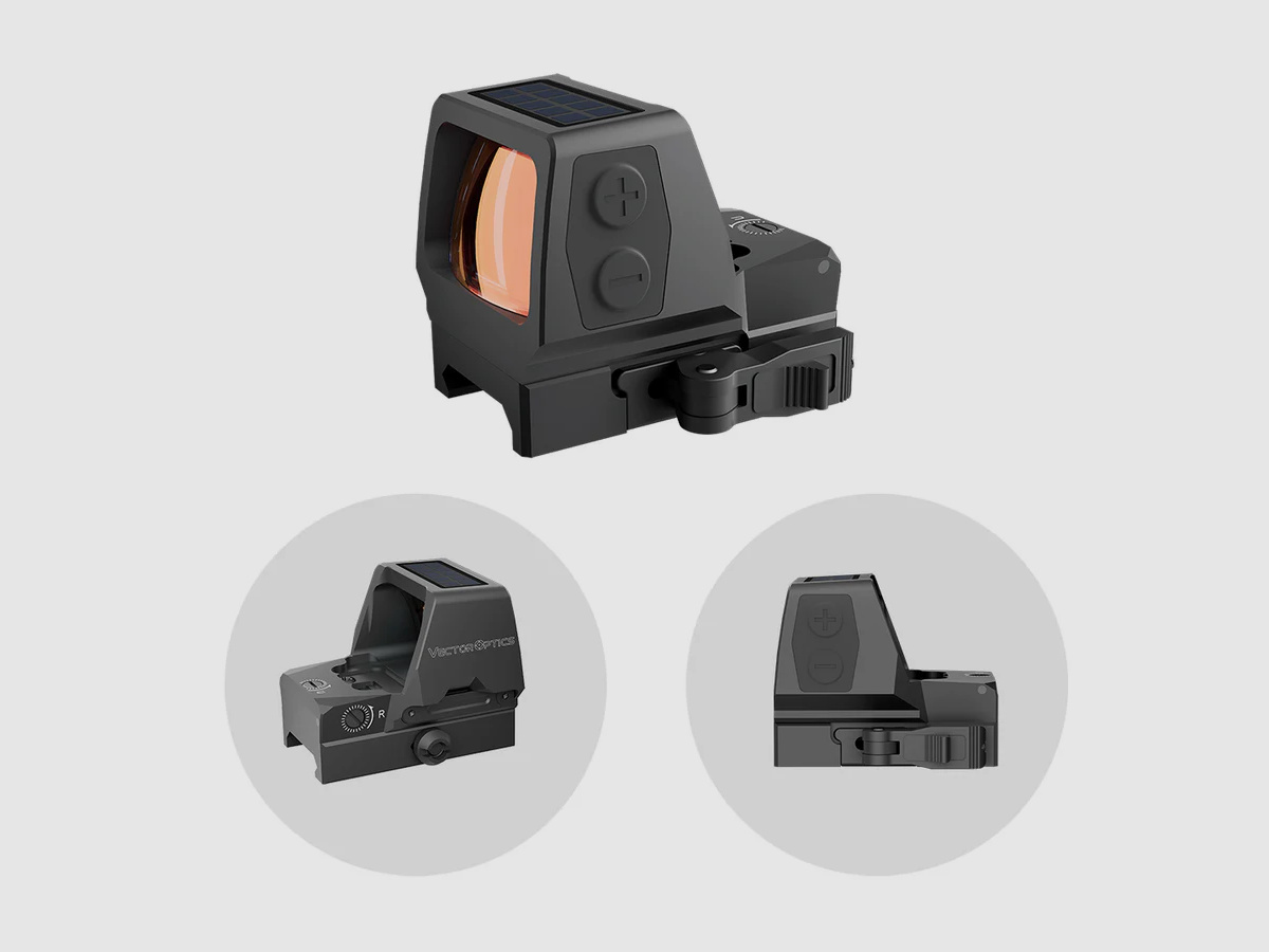 Vector Optics SCRD-SM44 Frenzy Plus F3 1x22x32 Red Dot Sight Solar