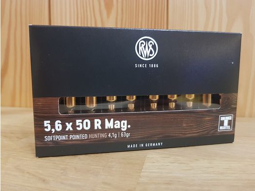 RWR MUNITION 5,6X50 R MAG. TM 63 GR