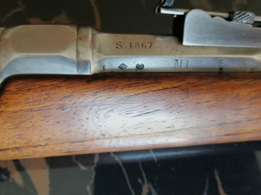 Raro y hermoso fusil Chassepot 1866 de 1er tipo – monomatricula – 1er Zouave – Excelente estado, imagen 22 de 41