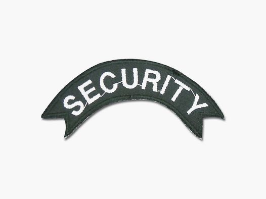 Unbekannt Abzeichen SECURITY halbrund
