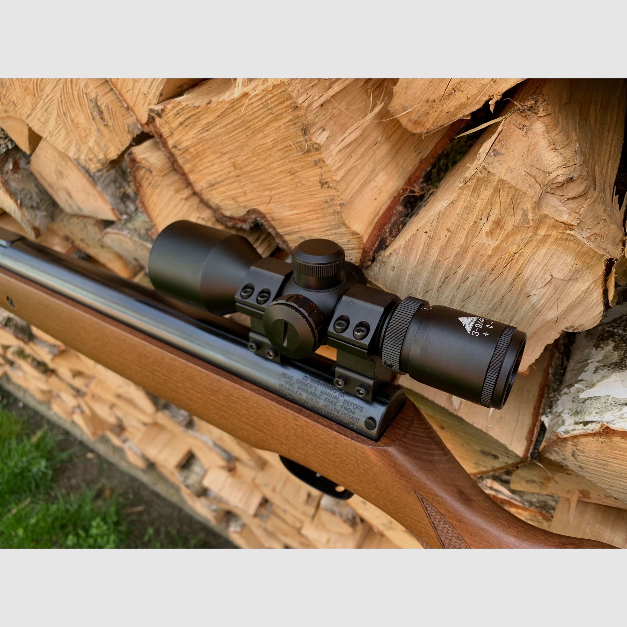 Weihrauch HW 80 K mit Schalldämpfer Kal. 4,5mm und Zielfernrohr 3-9x40 compact