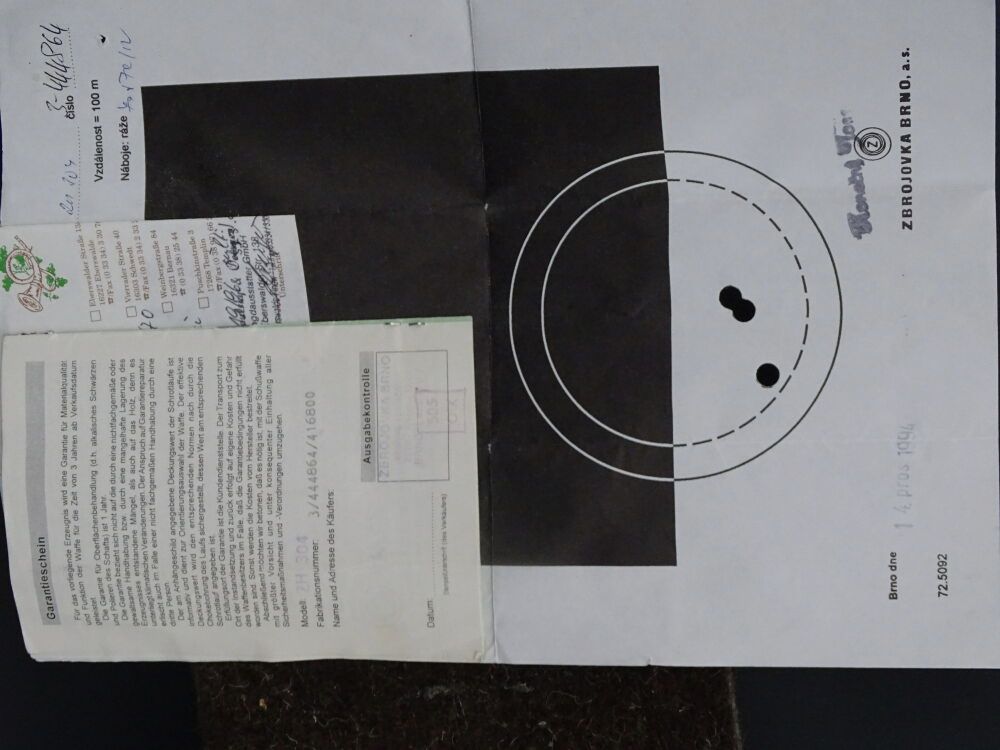 CZ Brünner Mod 304 BBF Kaliber 7x57R 12/70 ZF Seeadler 1,5-6x44	 304