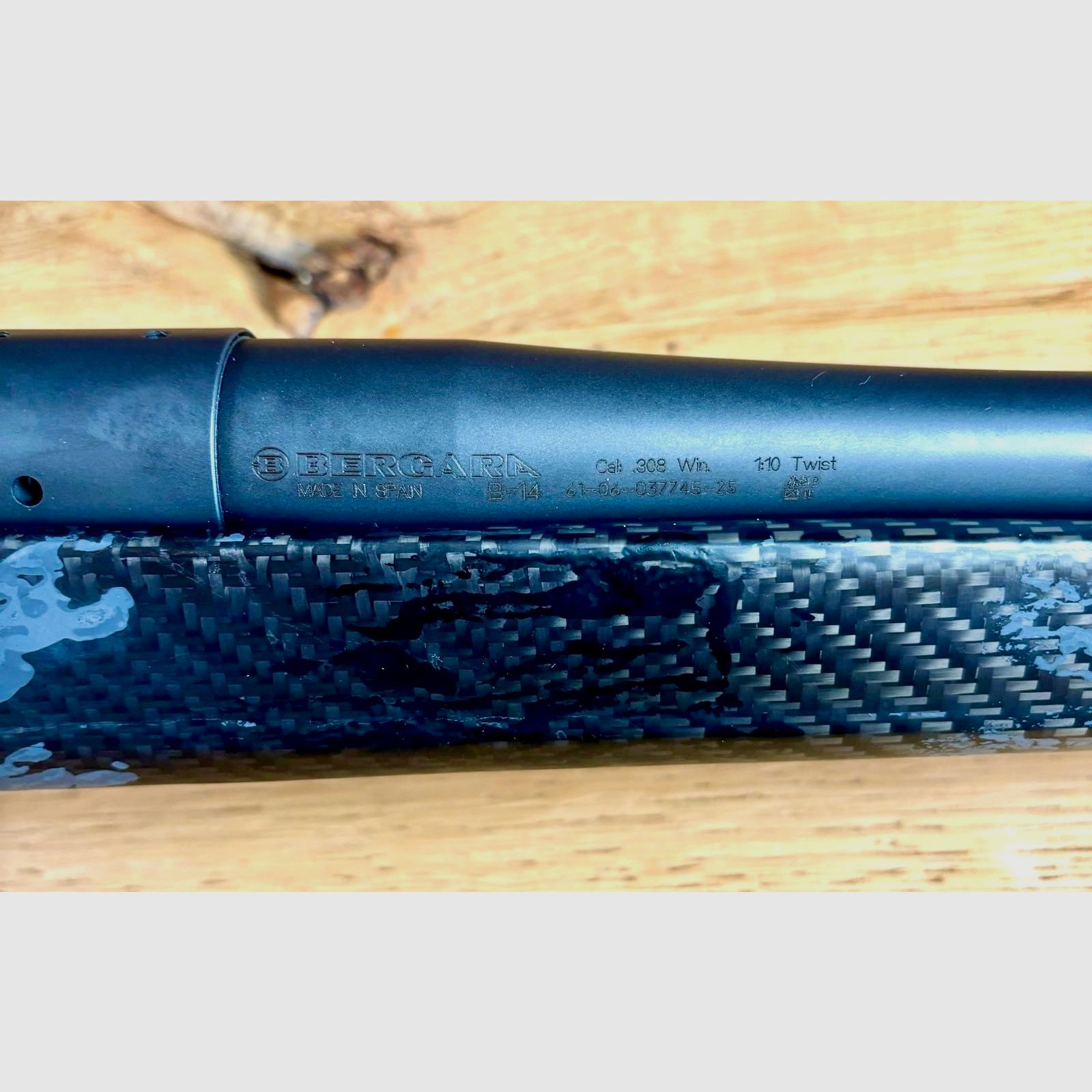 Bergara B14² CREST Carbon - Kal .308Win mit geflutetem Cerakote™ Sniper Grey Lauf