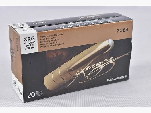 Sellier & Bellot	 158grs XRG 20STK 7x64