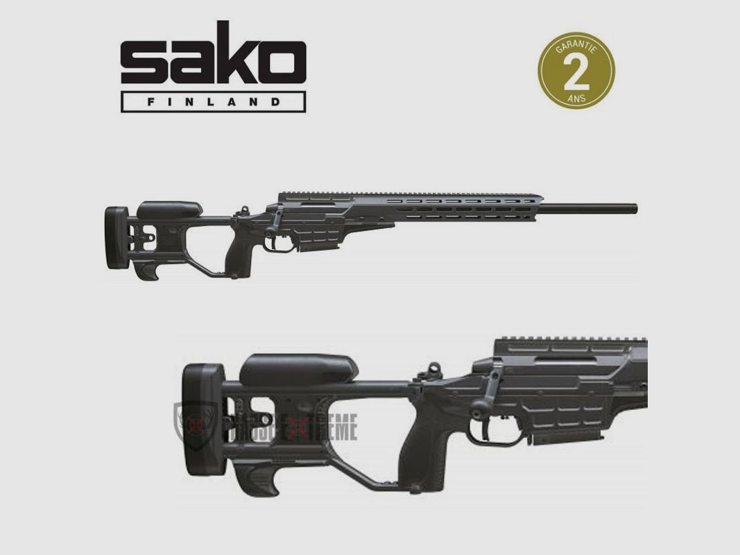 Büchse SAKO TRG M10 Schwarz Kal. 338 Lapua Mag 69cm