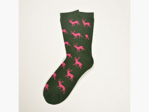 Tie dachshund socks deer