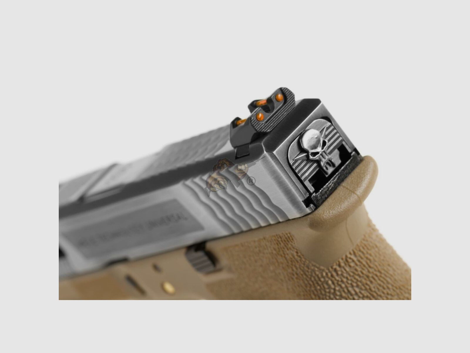 WE Custom 17 Metal Version Dual Tone Desert GBB -F-