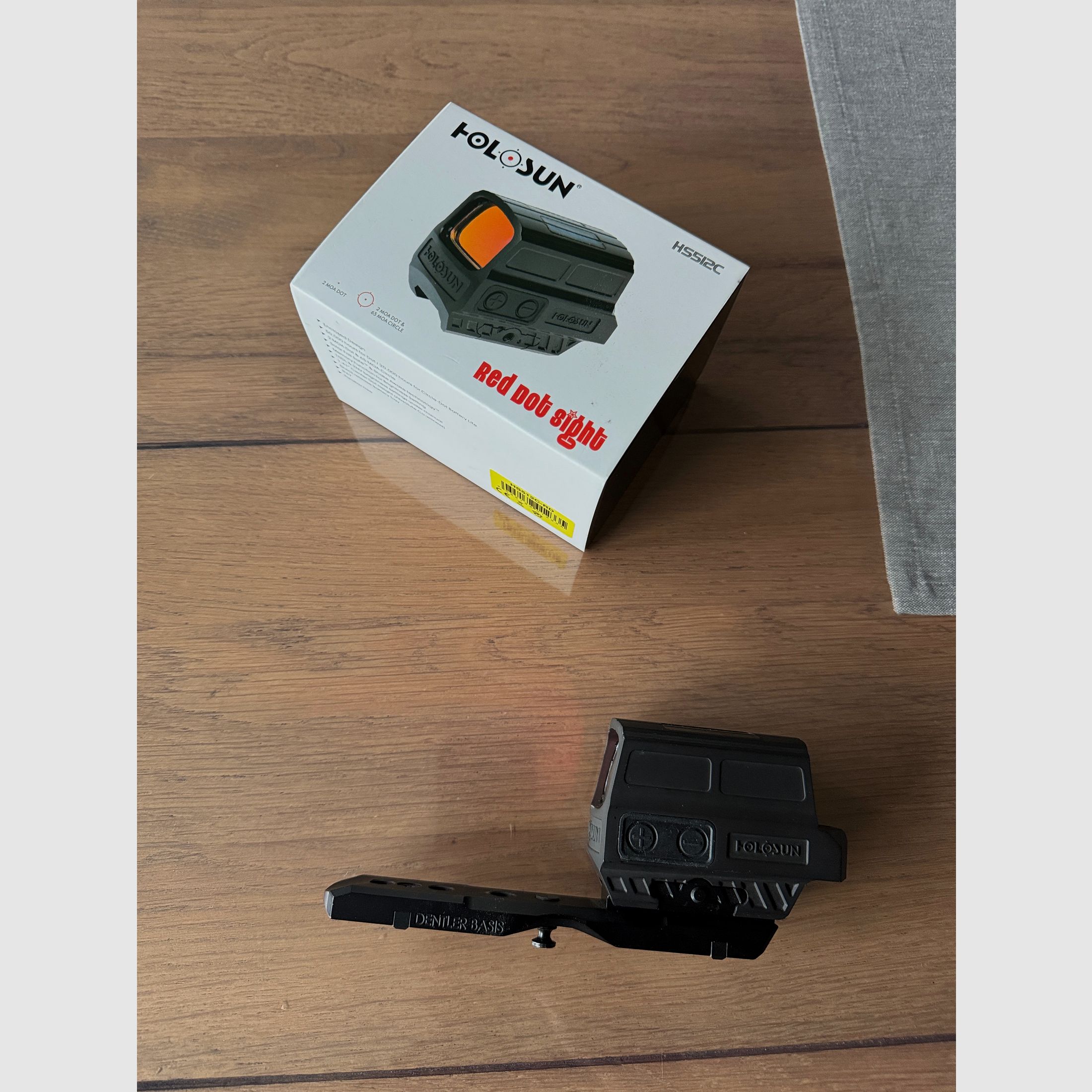 Holosun RED DOT sight red dot sight HS512C with Dentler base