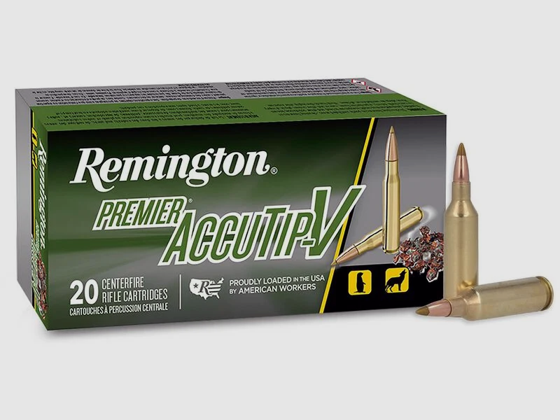 Remington Munición de Rifle .17 Rem. Fireball 1,30g AccuTip-V