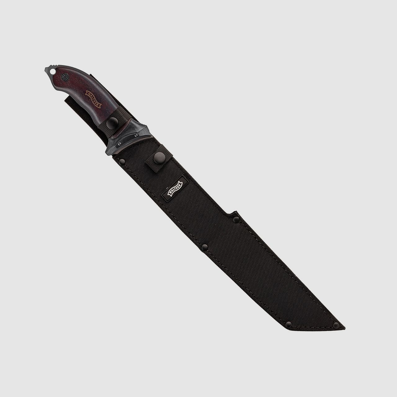 Machete Walther MachTac 5 Stahl 440C Tanto-KlingenlĂ¤nge 31,5 cm Nylonscheide (P18)