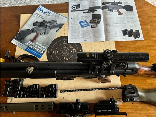 Selbstladegewehr SAR 2000,(G3) mit ZF / Rotpunktvisierung in 308 win.