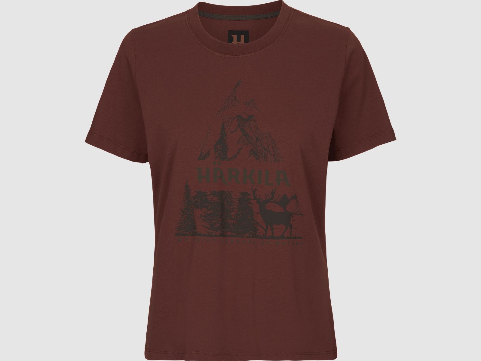 Härkila Nature S/S T-Shirt Damen Hot Chocolate, S
