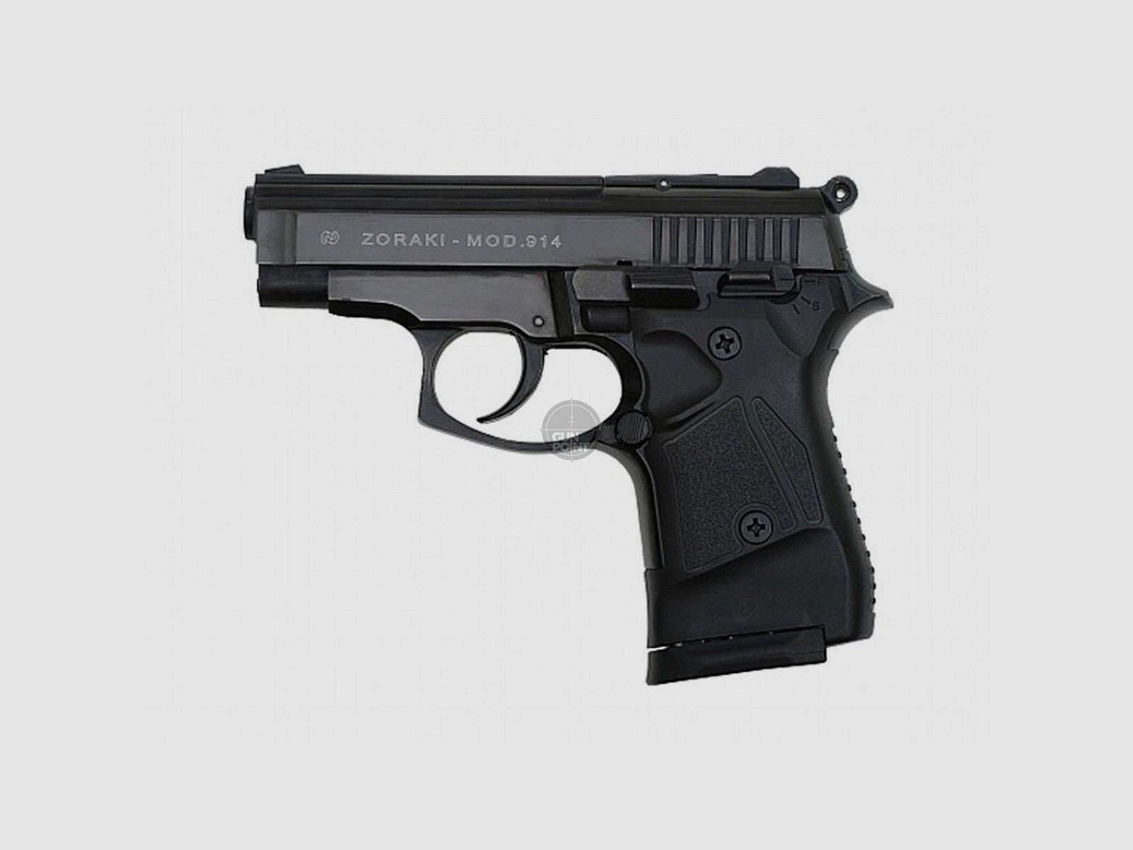 Schreckschuss - Gas Signal Pistole - Zoraki 914 - 9 mm P.A.K - schwarz