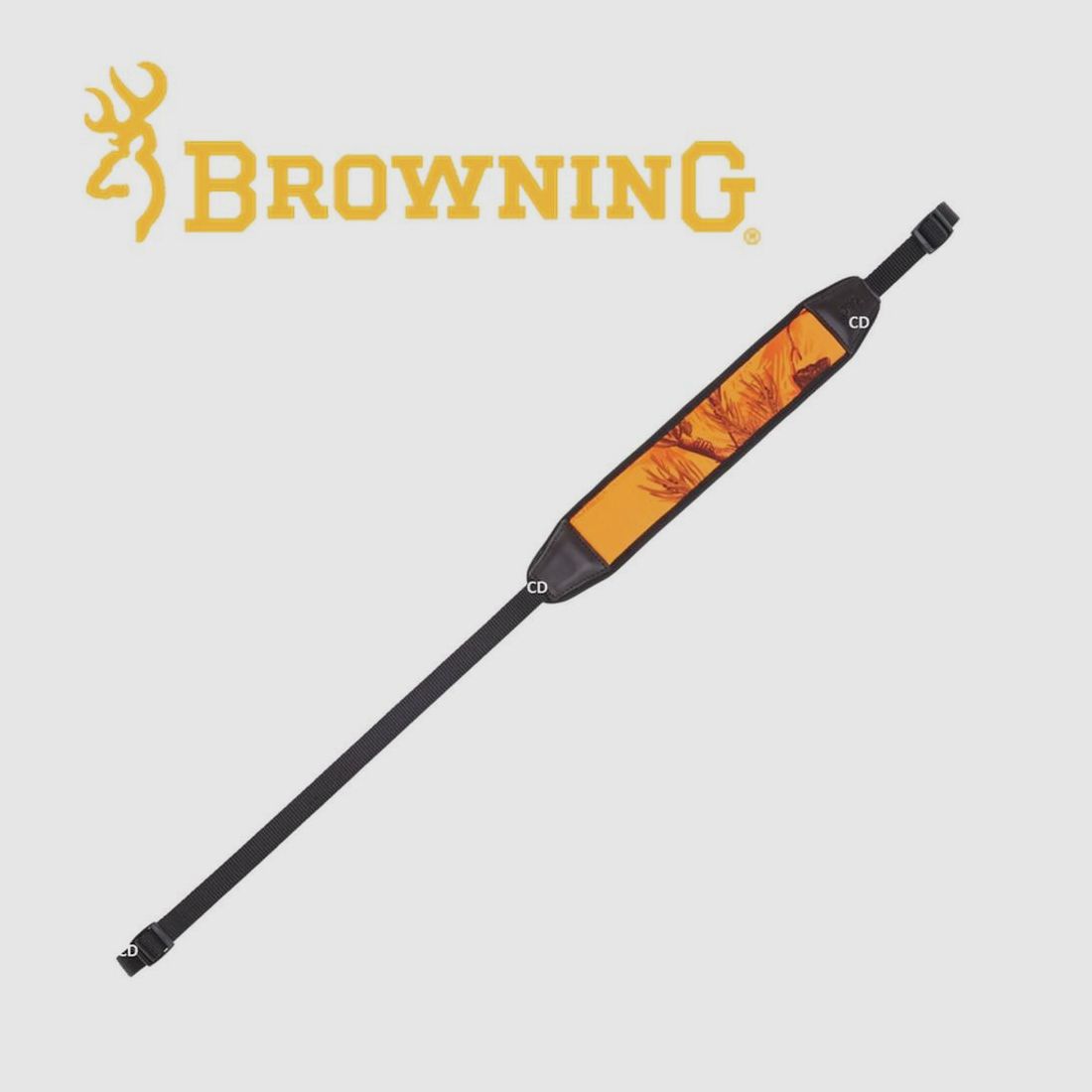 Gewehrriemen Browning Neopren Camo Blaze - Komfort und Widerstandsfähigkeit - Verstellbar und Rutschfest, Bild 1 von 4