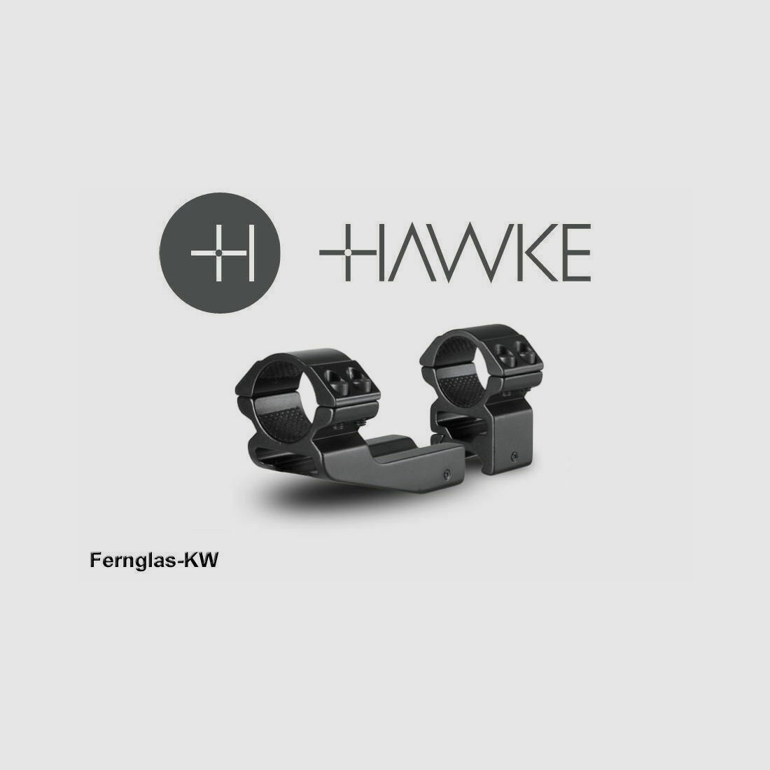 HAWKE 22125 Ringmontage 25,4 mm Weaver Hoch 2 Zoll Versatzgröße