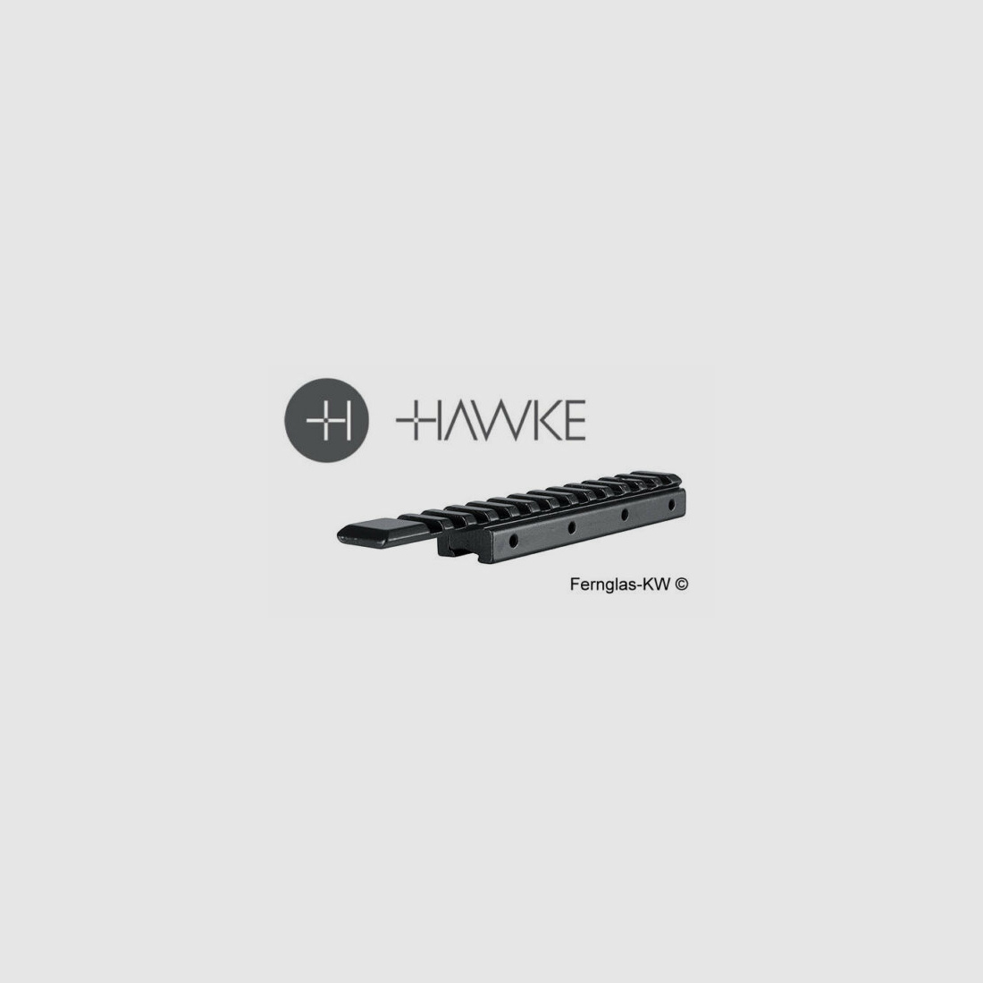 HAWKE 22401 Adapterschiene 11MM AIRGUN / 3/8" RIFLE TO WEAVER / PICATINN 1 Stück