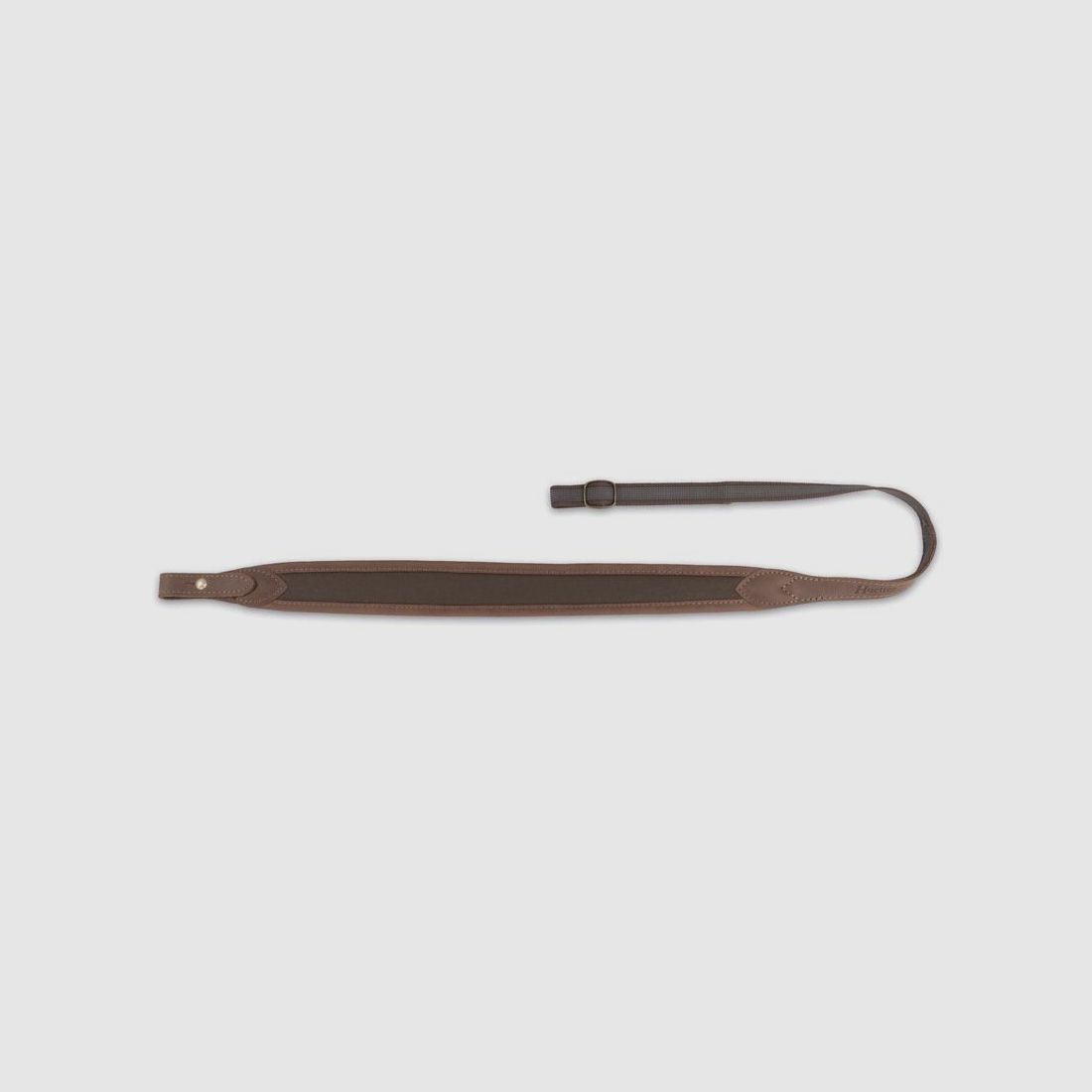 Rifle slings made of neoprene and leather - Brown
