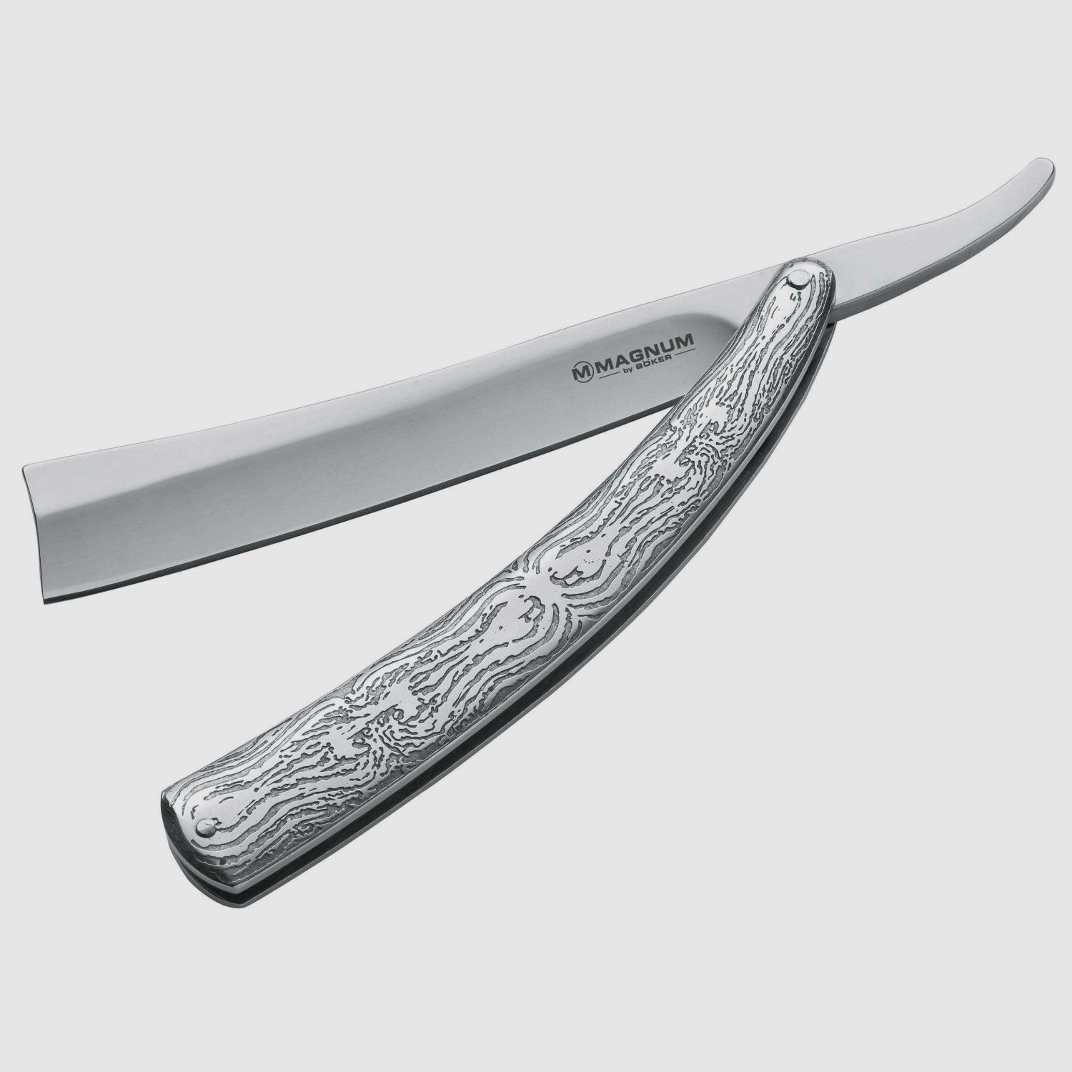 Taschenmesser MAGNUM FLEET STREET RAZOR §42a konform legal führen Rasiermesser-Form