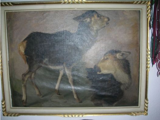 Wolters Ölbild / Studie
