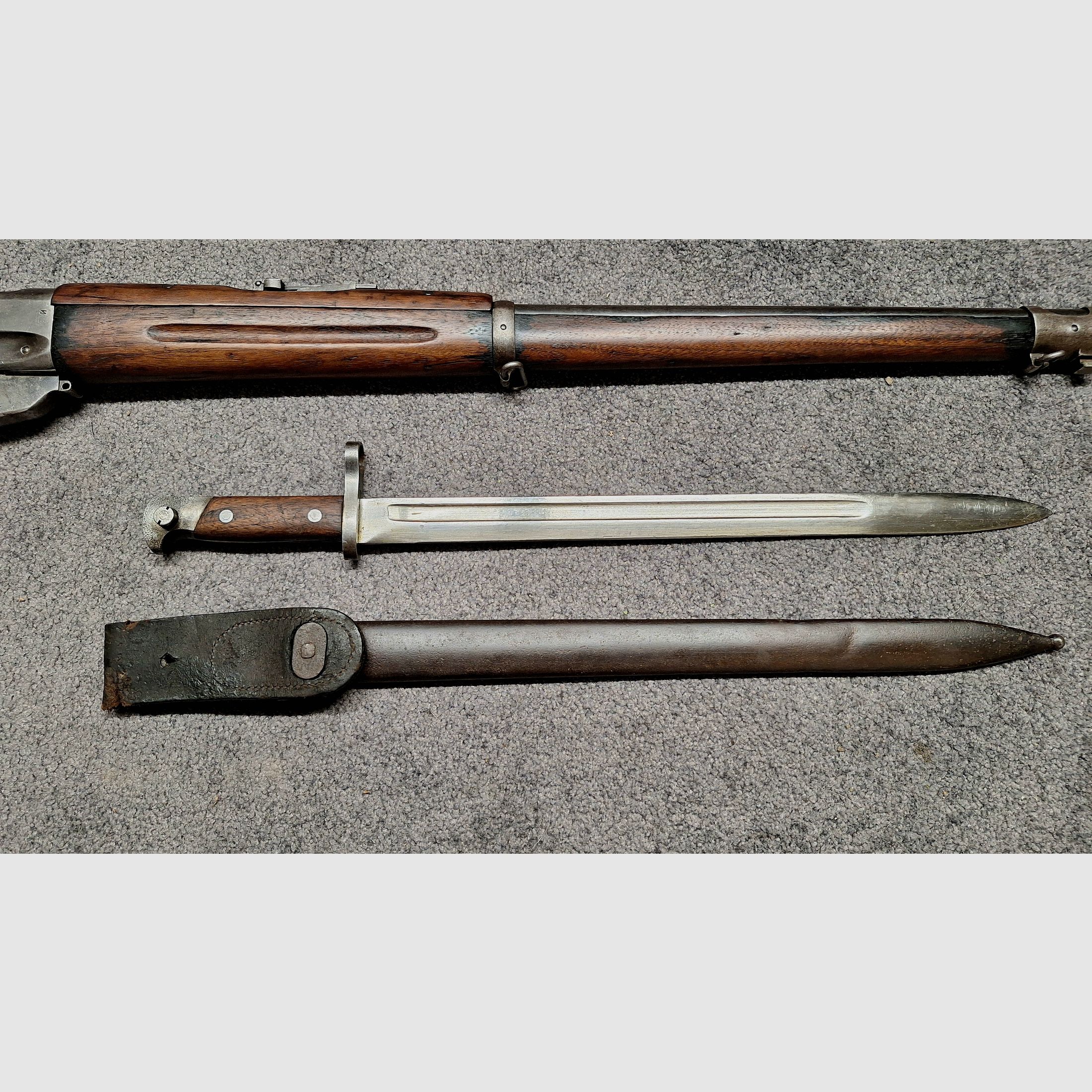 Winchester 1895 Russia contract / contract 7.62x54R with short bayonet M1895 / M95