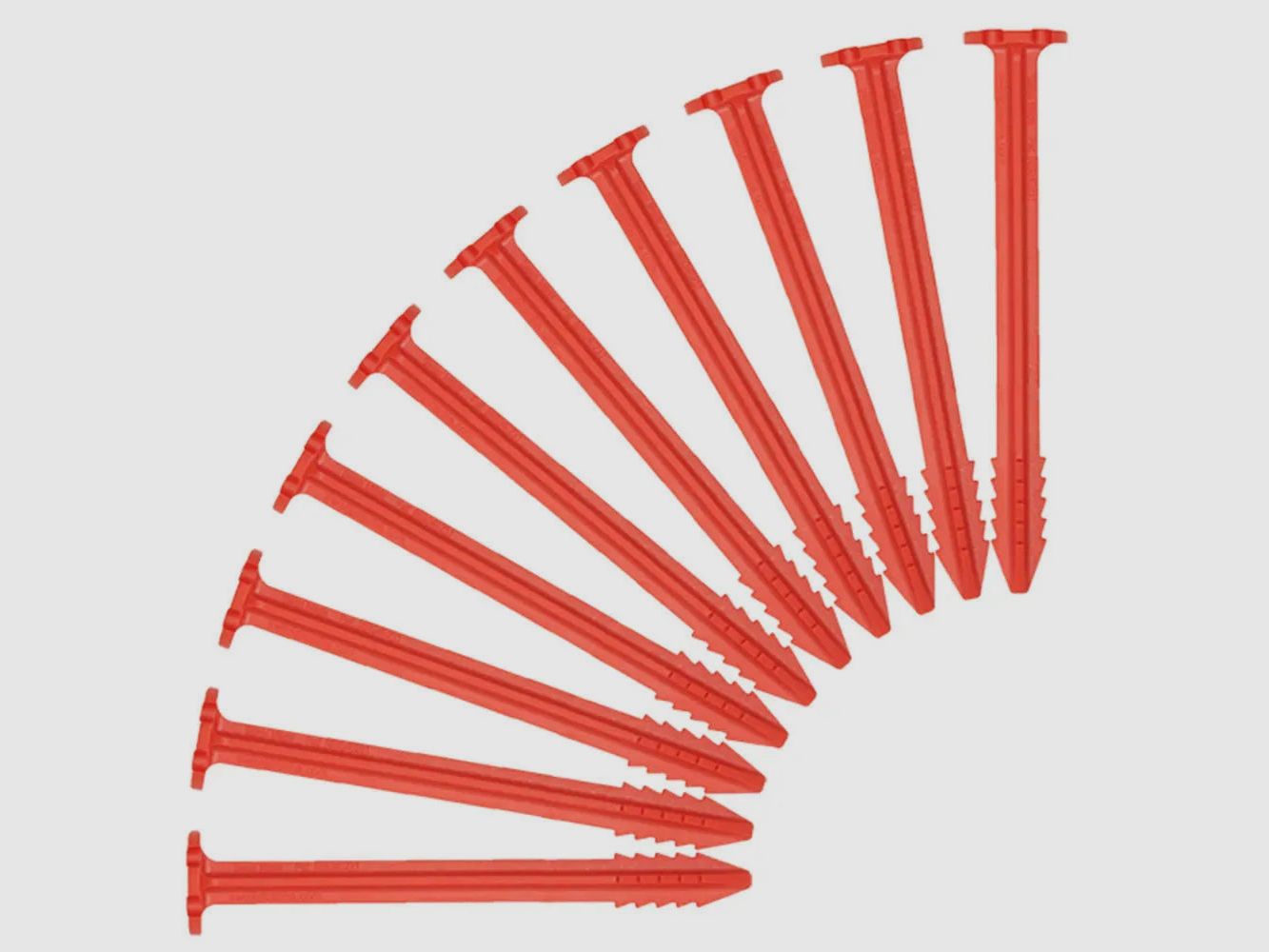 SwissPiranha Swiss Piranha Hering Set 10 Peg rot
