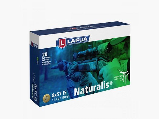 Lapua 8x57JS Naturalis 11,7g / 180gr.