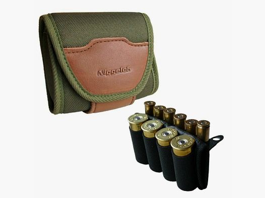Estuche para balas con inserciones Niggeloh All-In-One-Case Cordura 6 balas y 4 cartuchos
