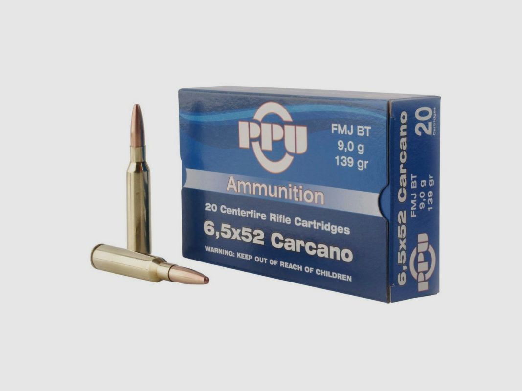 PRVI CARTUCHOS 6,5 CARCANO 139 G 264