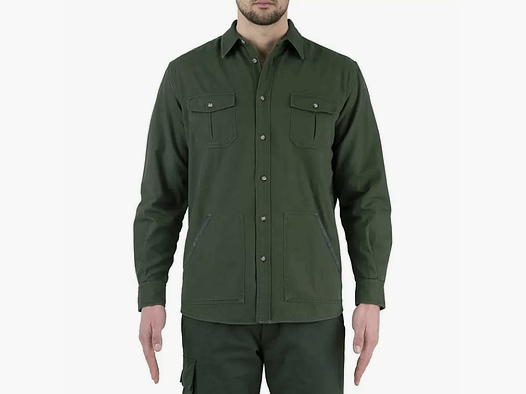 CAMICIA – BERETTA – COTTON & FLANNEL OVERSHIRT Dark Green