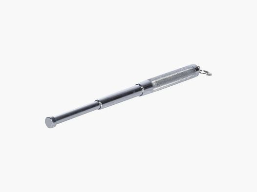 Haller Mini telescopic baton 12 inches with key ring silver-colored